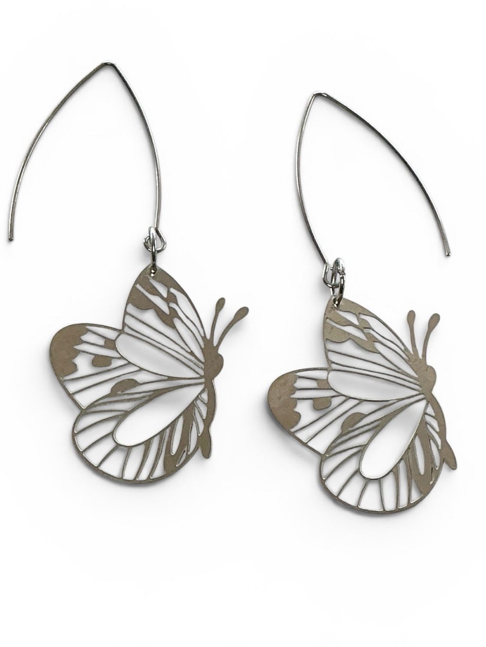 🆕 Butterfly Laser Cut Dangle Earrings